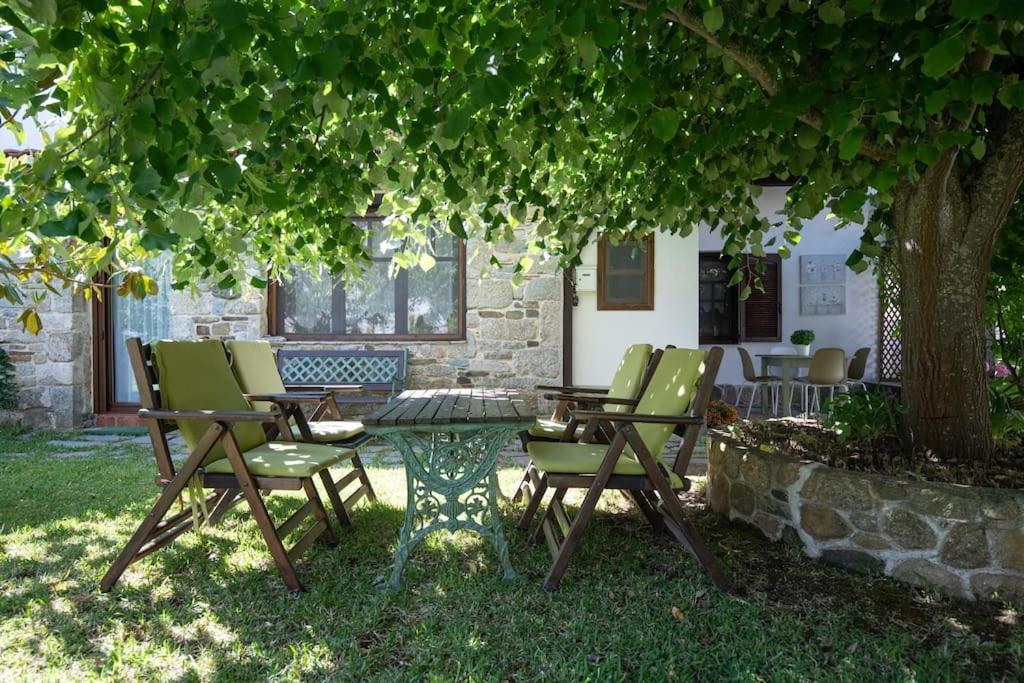 Traditionelles Appartement Athos Shadow Am Meer Paralia Sikias Dış mekan fotoğraf